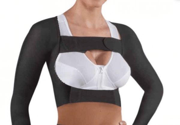 Vetement compressif a porter après un lifting de bras