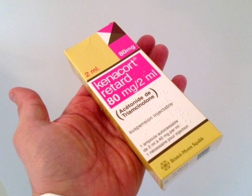 Corticoides retards injectables kenacort pour le traitement des cicatrices cheloides et hypertrophiques