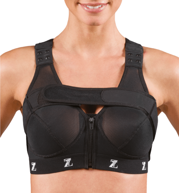 Soutien-gorge avec contenseur mammaire après une operation pour malformation de seins tubereux